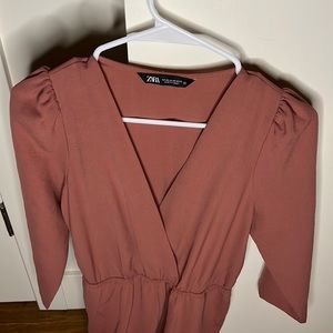 Zara jumpsuit with belt size XS